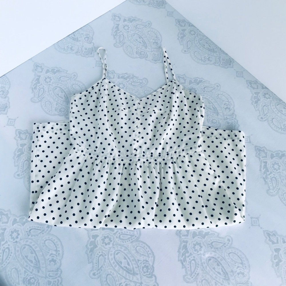 J.Crew | Polka Dot Seaside Cami Dress